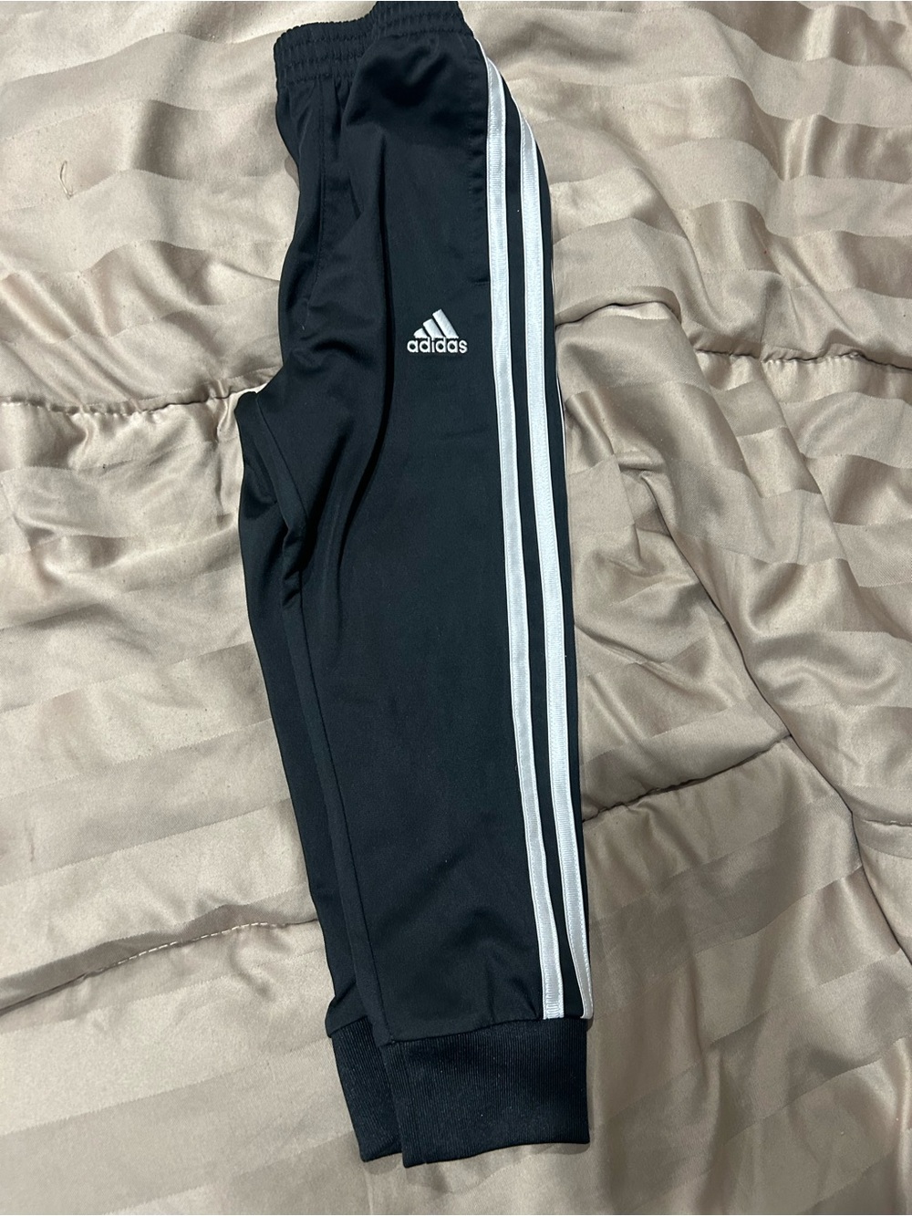 adidas Originals Kids Black and White Three-Stripe Track Set - Picture 2 of 3